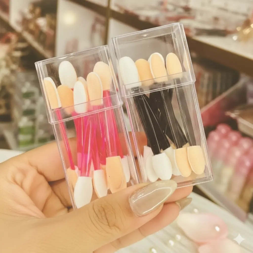 10-Piece Dual-Ended Eyeshadow Applicator Set